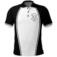 Custom Wesley College Taniela Ngaue Polo Shirt LT12 Black - Polynesian Pride