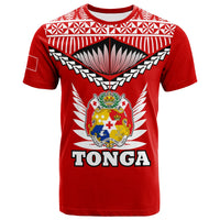 Tonga T Shirt Tongan Pride LT12 Red - Polynesian Pride