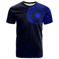 Philippines Polynesian T-Shirt - Polynesian Tattoo Style Adult Blue - Polynesian Pride
