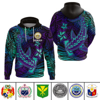 Custom Polynesian T Shirt, Polo Shirt, Hoodie Hammerhead Shark With Coat of Arms CTM14 - Polynesian Pride