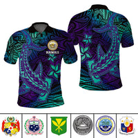 Custom Polynesian T Shirt, Polo Shirt, Hoodie Hammerhead Shark With Coat of Arms CTM14 - Polynesian Pride
