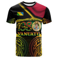 Custom Photo Vanuatu 1980 T Shirt Yumi Yumi Yumi Independence Anniversary CTM14 - Polynesian Pride