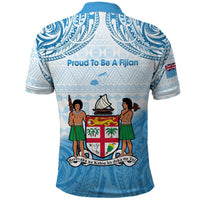 Custom Photo Fiji Day 1970 Polo Shirt Proud To Be A Fijian Tapa Pattern CTM14 - Polynesian Pride