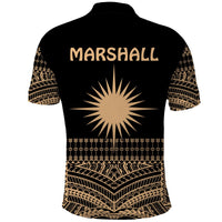 Marshall Islands Polo Shirt Best Tattoo Version Golden LT13 - Polynesian Pride