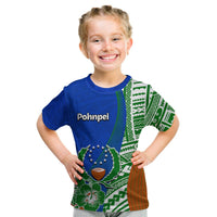 (Custom Personalised) Pohnpei Of Micronesia T Shirt KID Vibe Style LT6 Youth XL Size14 - Polynesian Pride