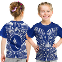 (Custom Personalised) Chuuk T Shirt Kid Micronesia Simple Pattern LT13 Youth XL Size14 - Polynesian Pride
