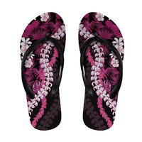 Akala Aloha Hawaii Lei Flip Flops Tropical Flowers Elegant Vibe - Polynesian Pride