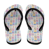 Aloha Summer Posters Grunge Textures Flip Flops LT01 - Polynesian Pride