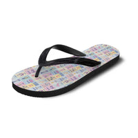 Aloha Summer Posters Grunge Textures Flip Flops LT01 - Polynesian Pride