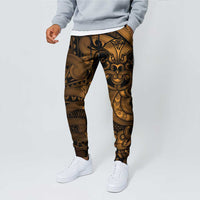 Aotearoa Maori Hei Tiki Jogger Pants Koura Kowhaiwhai Puhoro Motif