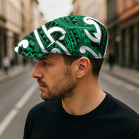 Aotearoa Maori Kowhaiwhai Jeff Hat Kakariki Puhoro and Patiki