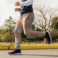 Apricot Mermaid Puakenikeni Maile Lei Jogger Pants