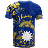 Nauru Independence The Way Of Water T Shirt LT2 - Polynesian Pride