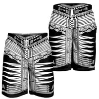 Black Samoa Pea Tattoo Inspired Shorts for Men