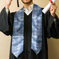 Blue Palaka Hawaii Palapalai Graduation Stole Hawaiian Fern