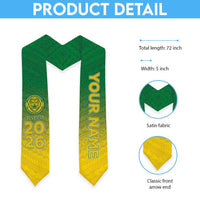 Custom American Samoa Graduation Stole Leone High School Polynesian Pattern