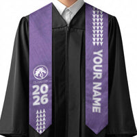 Custom Hawaii Pearl City High School Graduation Stole Kakau Pattern