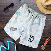 Custom New Zealand Football Shorts for Men The Whites-Aotearoa Inspired LT03 White - Polynesian Pride