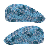 Cyan Palaka Hawaii Cowboy Jeff Hat Puakenikeni Lei Paniolo Papale Seamless Vibes LT14 - Polynesian Pride