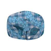 Cyan Palaka Hawaii Cowboy Jeff Hat Puakenikeni Lei Paniolo Papale Seamless Vibes LT14 - Polynesian Pride