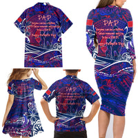 Father's Day Samoa Family Matching Long Sleeve Bodycon Dress and Hawaiian Shirt Special Dad Polynesia Paradise DT02 - Polynesian Pride