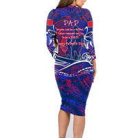 Father's Day Samoa Family Matching Long Sleeve Bodycon Dress and Hawaiian Shirt Special Dad Polynesia Paradise DT02 - Polynesian Pride