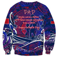 Father's Day Samoa Sweatshirt Special Dad Polynesia Paradise
