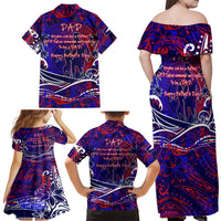 Father's Day American Samoa Family Matching Off Shoulder Maxi Dress and Hawaiian Shirt Special Dad Polynesia Paradise DT02 - Polynesian Pride