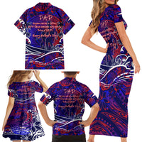 Father's Day American Samoa Family Matching Short Sleeve Bodycon Dress and Hawaiian Shirt Special Dad Polynesia Paradise DT02 - Polynesian Pride