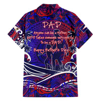 Father's Day American Samoa Family Matching Short Sleeve Bodycon Dress and Hawaiian Shirt Special Dad Polynesia Paradise DT02 - Polynesian Pride
