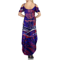 Father's Day American Samoa Family Matching Summer Maxi Dress and Hawaiian Shirt Special Dad Polynesia Paradise DT02 - Polynesian Pride