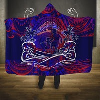 Father's Day American Samoa Hooded Blanket Special Dad Polynesia Paradise