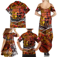Father's Day Tonga Family Matching Summer Maxi Dress and Hawaiian Shirt Special Dad Polynesia Paradise DT02 - Polynesian Pride