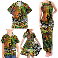Father's Day Vanuatu Family Matching Tank Maxi Dress and Hawaiian Shirt Special Dad Polynesia Paradise DT02 - Polynesian Pride
