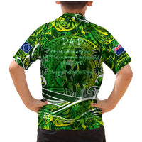Father's Day Cook Islands Family Matching Mermaid Dress and Hawaiian Shirt Special Dad Polynesia Paradise DT02 - Polynesian Pride