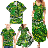Father's Day Cook Islands Family Matching Summer Maxi Dress and Hawaiian Shirt Special Dad Polynesia Paradise DT02 - Polynesian Pride