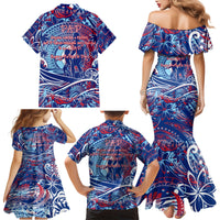 Father's Day Guam Family Matching Mermaid Dress and Hawaiian Shirt Special Dad Polynesia Paradise DT02 - Polynesian Pride