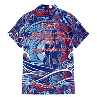 Father's Day Guam Family Matching Mermaid Dress and Hawaiian Shirt Special Dad Polynesia Paradise DT02 - Polynesian Pride