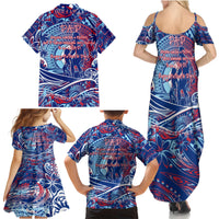 Father's Day Guam Family Matching Summer Maxi Dress and Hawaiian Shirt Special Dad Polynesia Paradise DT02 - Polynesian Pride