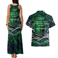 Father's Day New Zealand Couples Matching Tank Maxi Dress and Hawaiian Shirt Special Dad Polynesia Paradise DT02 - Polynesian Pride