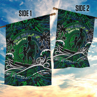 Father's Day New Zealand Garden Flag Special Dad Polynesia Paradise