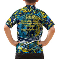 Father's Day Tokelau Family Matching Off Shoulder Maxi Dress and Hawaiian Shirt Special Dad Polynesia Paradise DT02 - Polynesian Pride