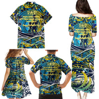 Father's Day Tokelau Family Matching Puletasi and Hawaiian Shirt Special Dad Polynesia Paradise DT02 - Polynesian Pride