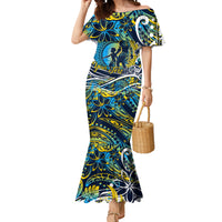 Father's Day Tokelau Mermaid Dress Special Dad Polynesia Paradise