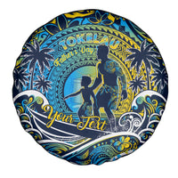 Father's Day Tokelau Spare Tire Cover Special Dad Polynesia Paradise