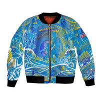Father's Day Tuvalu Bomber Jacket Special Dad Polynesia Paradise