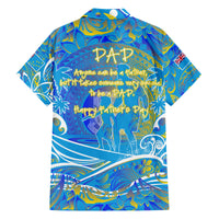 Father's Day Tuvalu Family Matching Summer Maxi Dress and Hawaiian Shirt Special Dad Polynesia Paradise