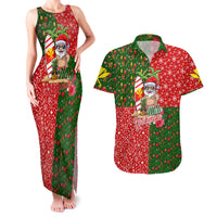 Hawaii Christmas Couples Matching Tank Maxi Dress and Hawaiian Shirt Mele Kalikimaka Kanaka Maoli DT02 Art - Polynesian Pride