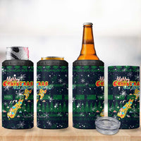 Merry Christmas New Zealand 4 in 1 Can Cooler Tumbler Xmas Travel Map DT02 - Polynesian Pride