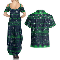 Merry Christmas New Zealand Couples Matching Summer Maxi Dress and Hawaiian Shirt Xmas Travel Map DT02 - Polynesian Pride